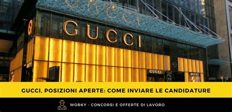 gucci posizioni aprte milano|gucci recruitment.